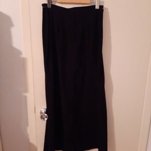 Garage black maxi skirt